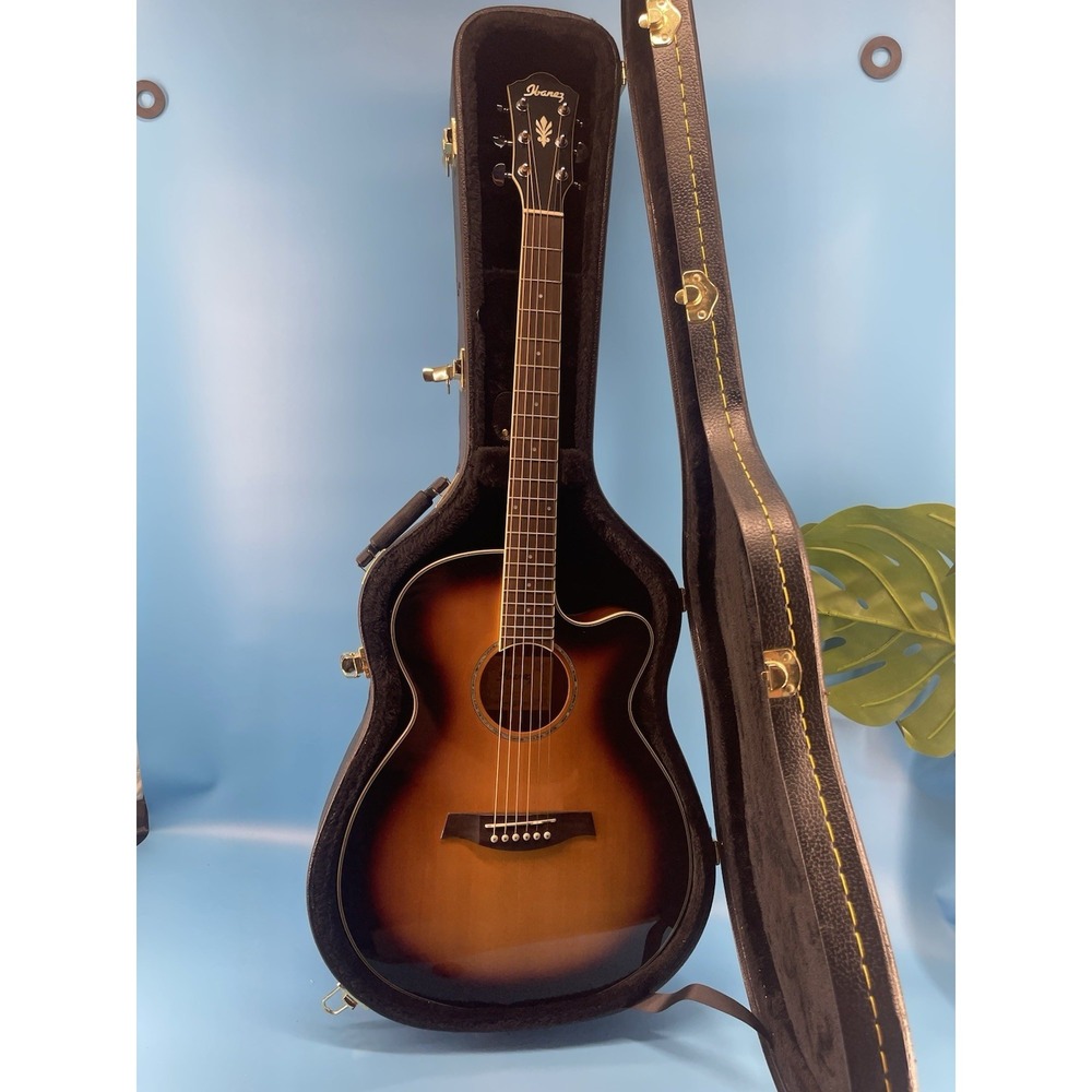 Beautiful‎ Ibanez AEG10II-VS-R3-01 Acoustic Electric Guitar + Case